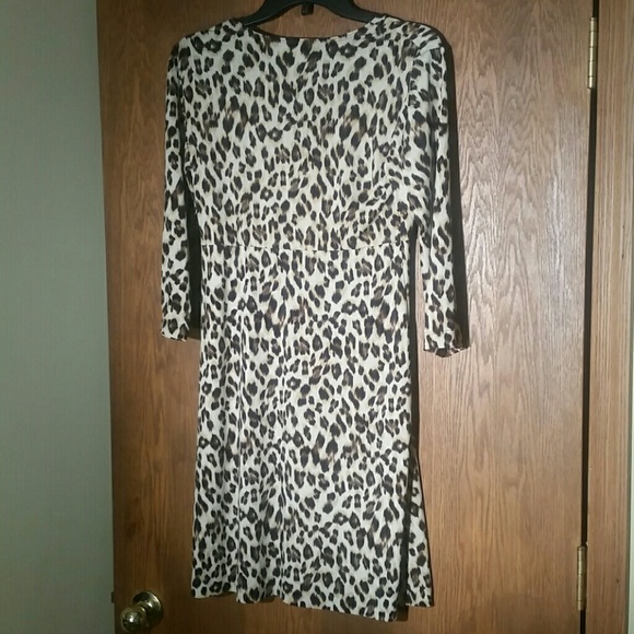 Chico's Animal Print Dress Size 0 - Picture 3 of 4